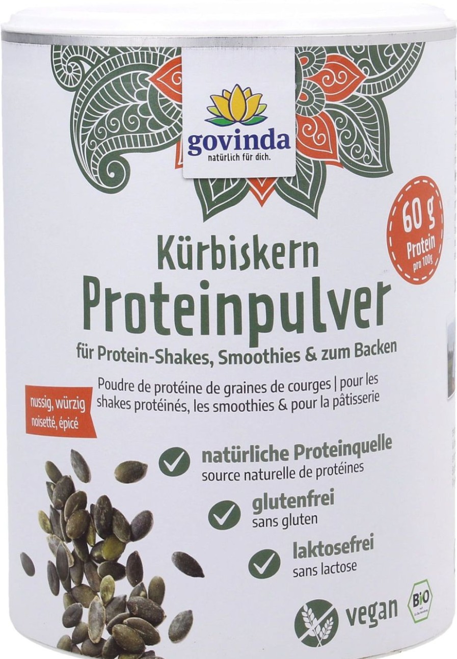 Govinda Shake Proteici | Proteine Di Zucca Bio In Polvere, 400 G