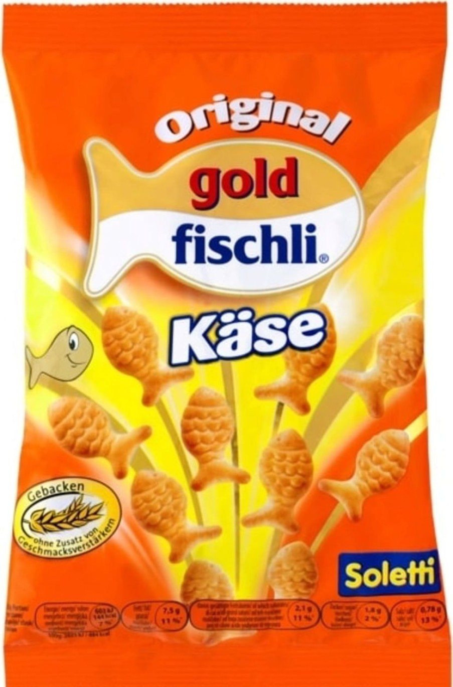Soletti Snack Salati | Goldfischli - Al Formaggio, 100 G