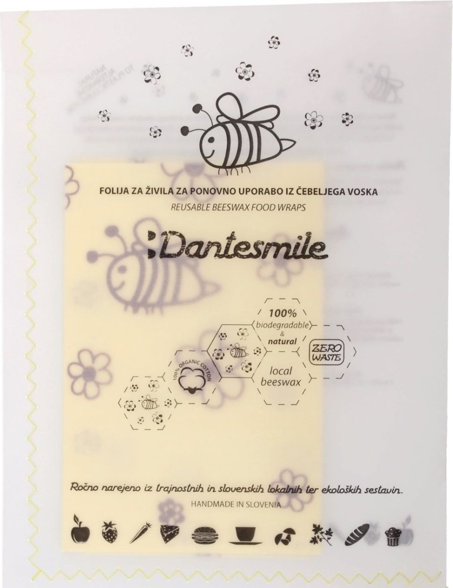 Dantesmile Contenitori E Barattoli | Pellicola In Cera D'Api, 35 X 35Cm