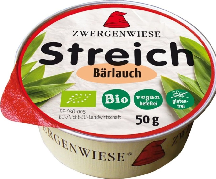 Zwergenwiese Pate E Spalmabili | Mini Spalmabile Bio - Aglio Orsino, 50 G