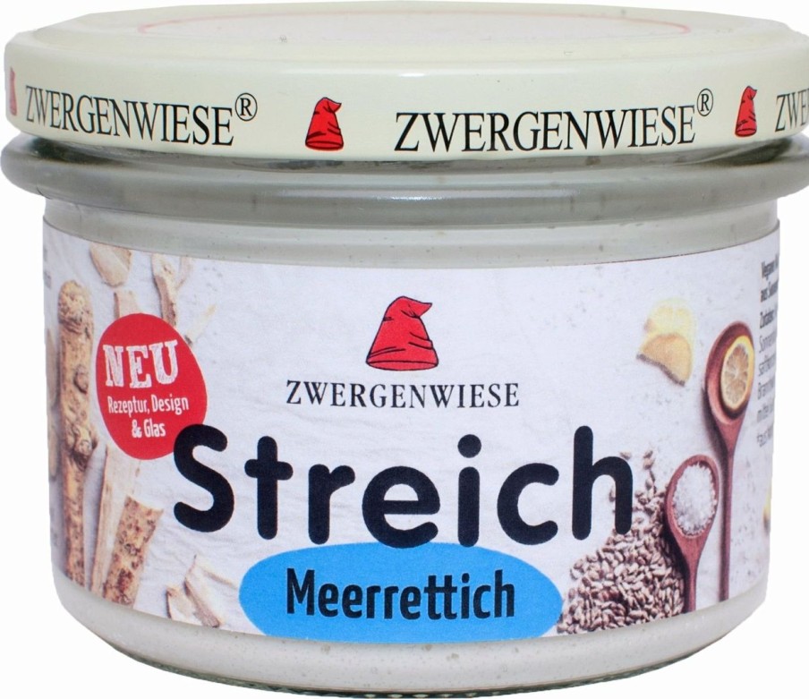 Zwergenwiese Pate E Spalmabili | Spalmabile Bio - Rafano, 180 G