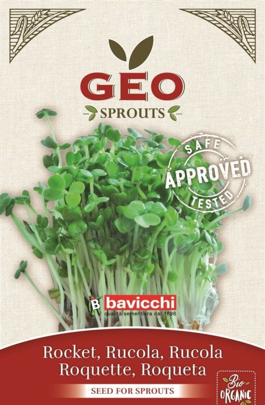 Bavicchi Germogli | Semi Per Germogli Di Rucola Bio, 30 G