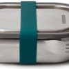 black + blum In Viaggio | Stainless Steel Lunch Box, Blu Oceano