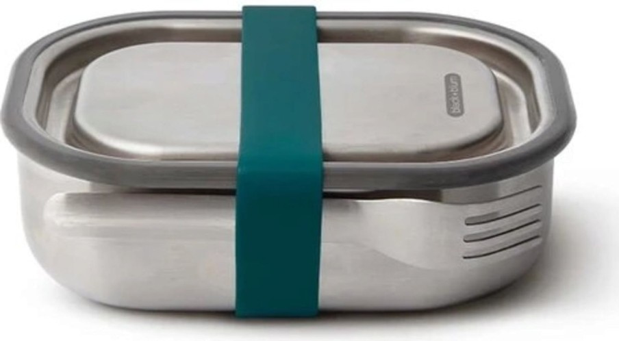black + blum In Viaggio | Stainless Steel Lunch Box, Blu Oceano