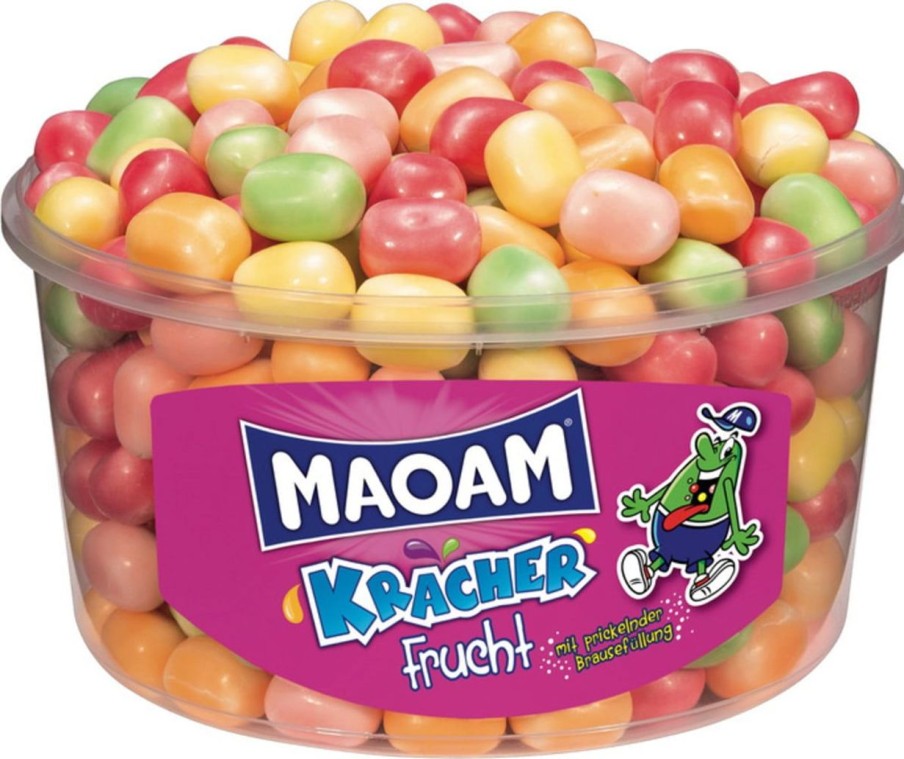 MAOAM Dolci | Caramelle Kracher Alla Frutta - 265 Pezzi, 1.200 G