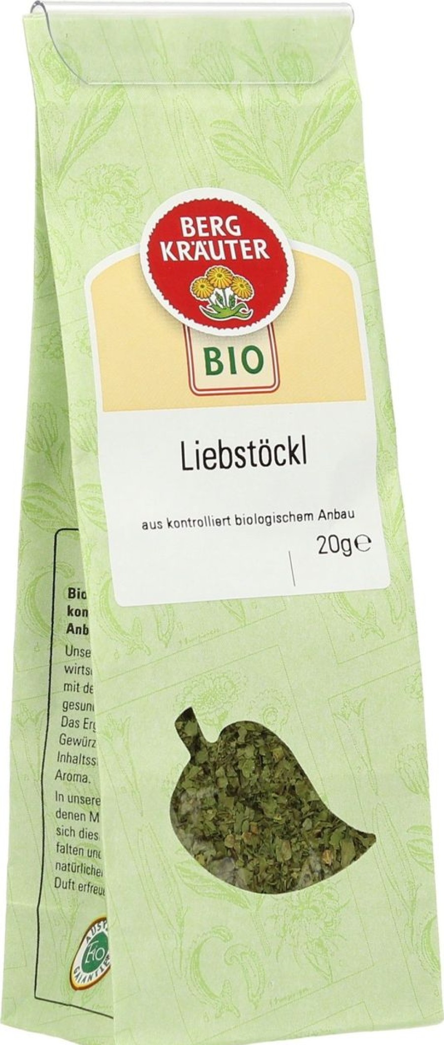 Österreichische Bergkräuter Erbe Singole | Levistico Bio, 20 G