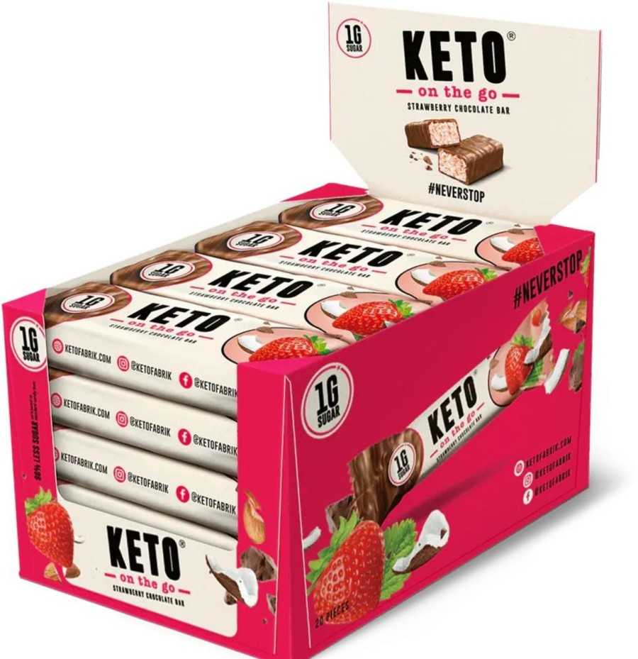 Ketofabrik Barrette | Barretta Strawberry Chocolate, 1 Pz.