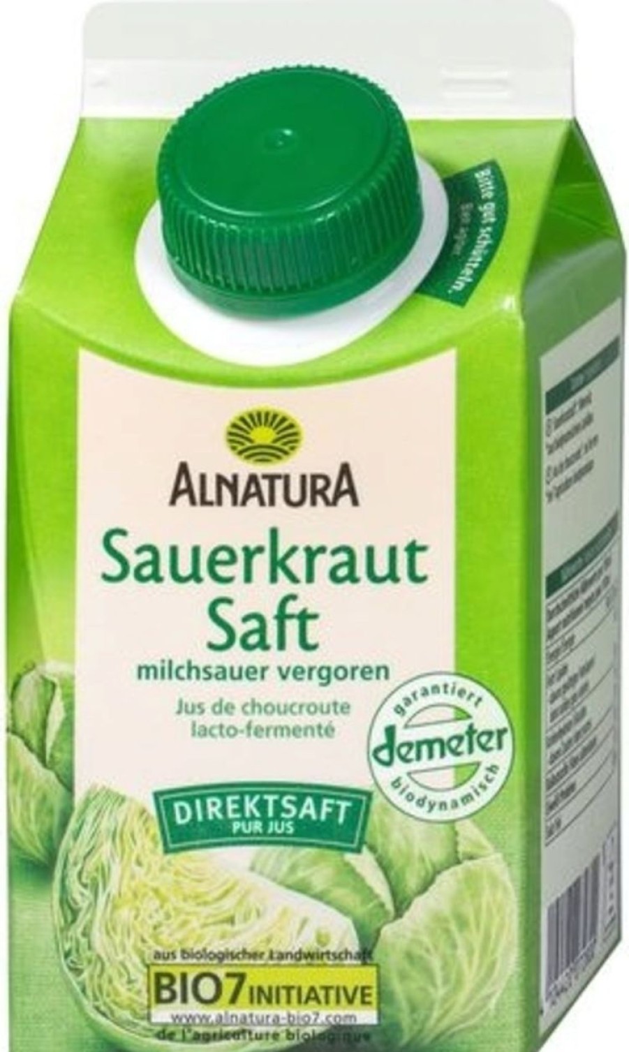Alnatura Sciroppi E Succhi | Succo Di Crauti Bio - Fermentato Con Acido Lattico, 500 Ml
