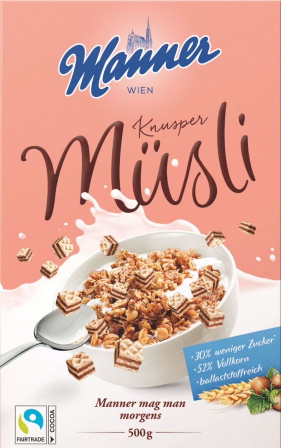 Manner Muesli E Cereali | Knusper Musli, 500 G