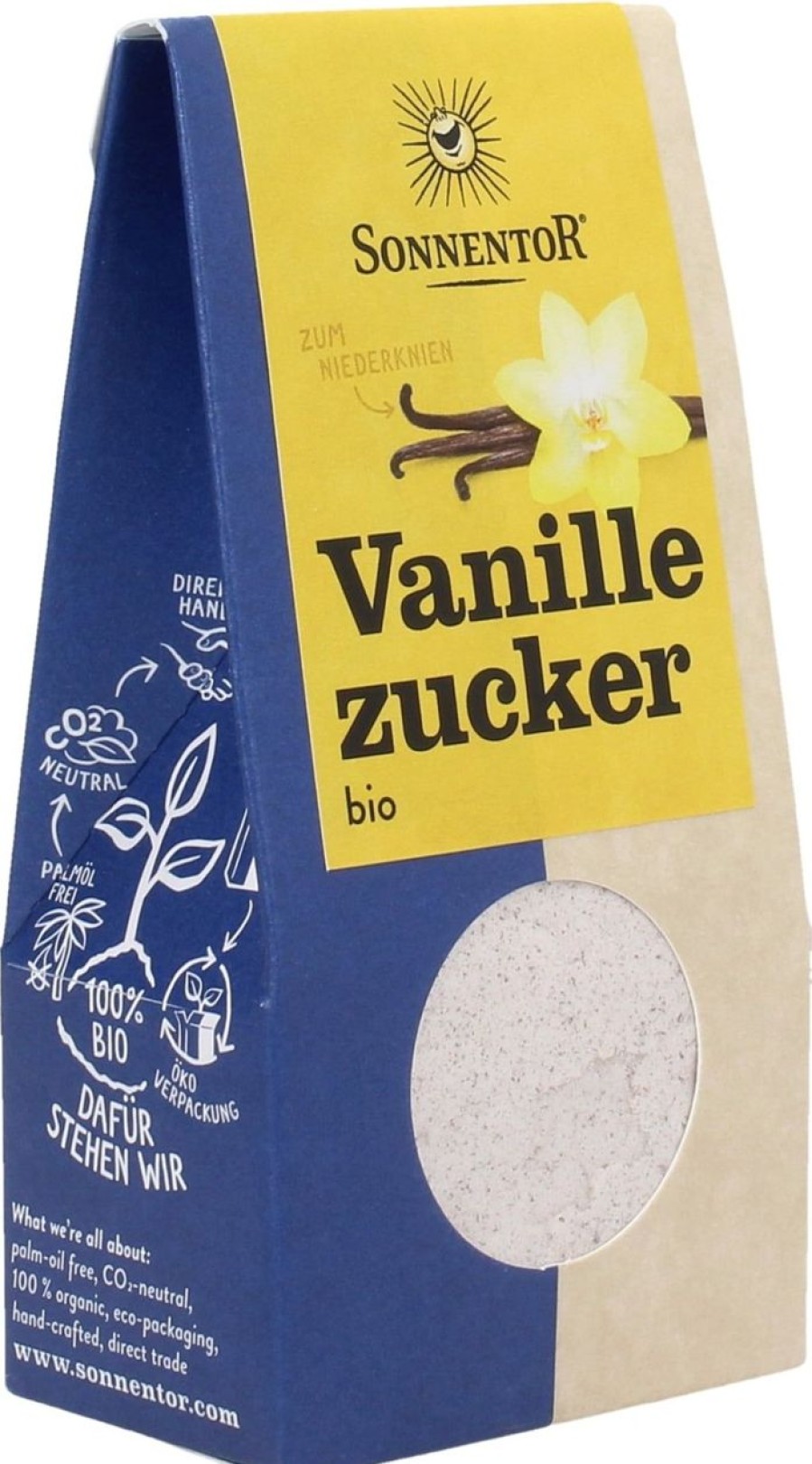 Sonnentor Zucchero | Zucchero Vanigliato, 50 G