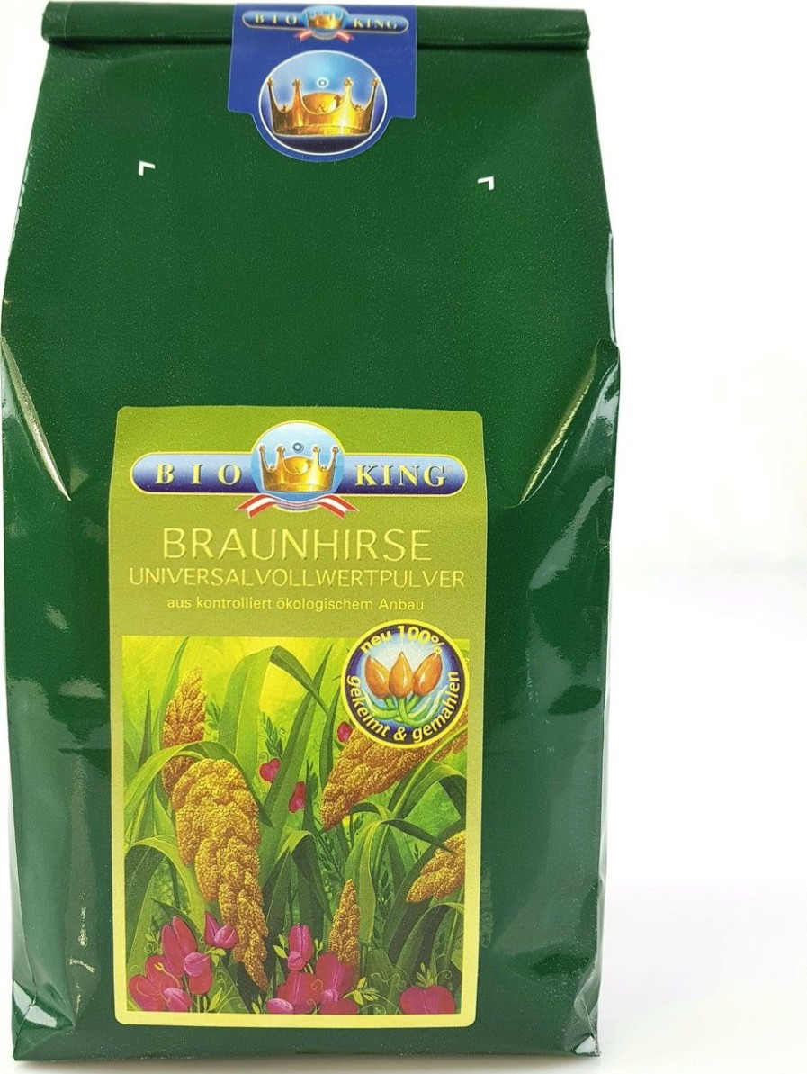 BioKing Bulgur Quinoa E Altro | Miglio Bruno Germogliato Al 100% Bio, 1.000 G