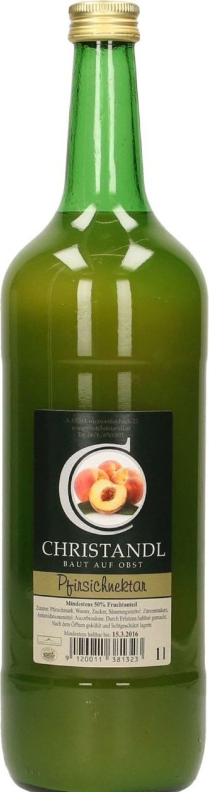 Obsthof Christandl Sciroppi E Succhi | Nettare Di Pesca, 1.000 Ml
