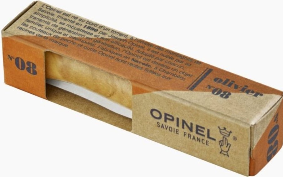 Opinel Preparazione | Coltello A Serramanico T.C. N°08, Ulivo