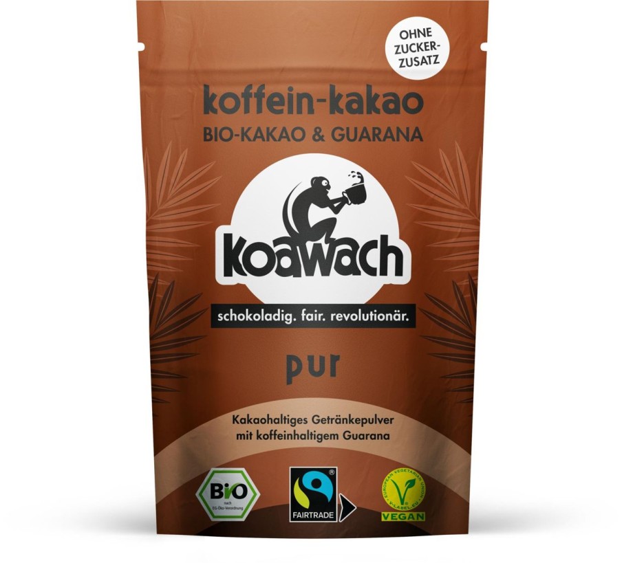 Koawach Cacao E Cioccolata | Bevanda In Polvere Bio Con Caffeina E Cacao , 100 G