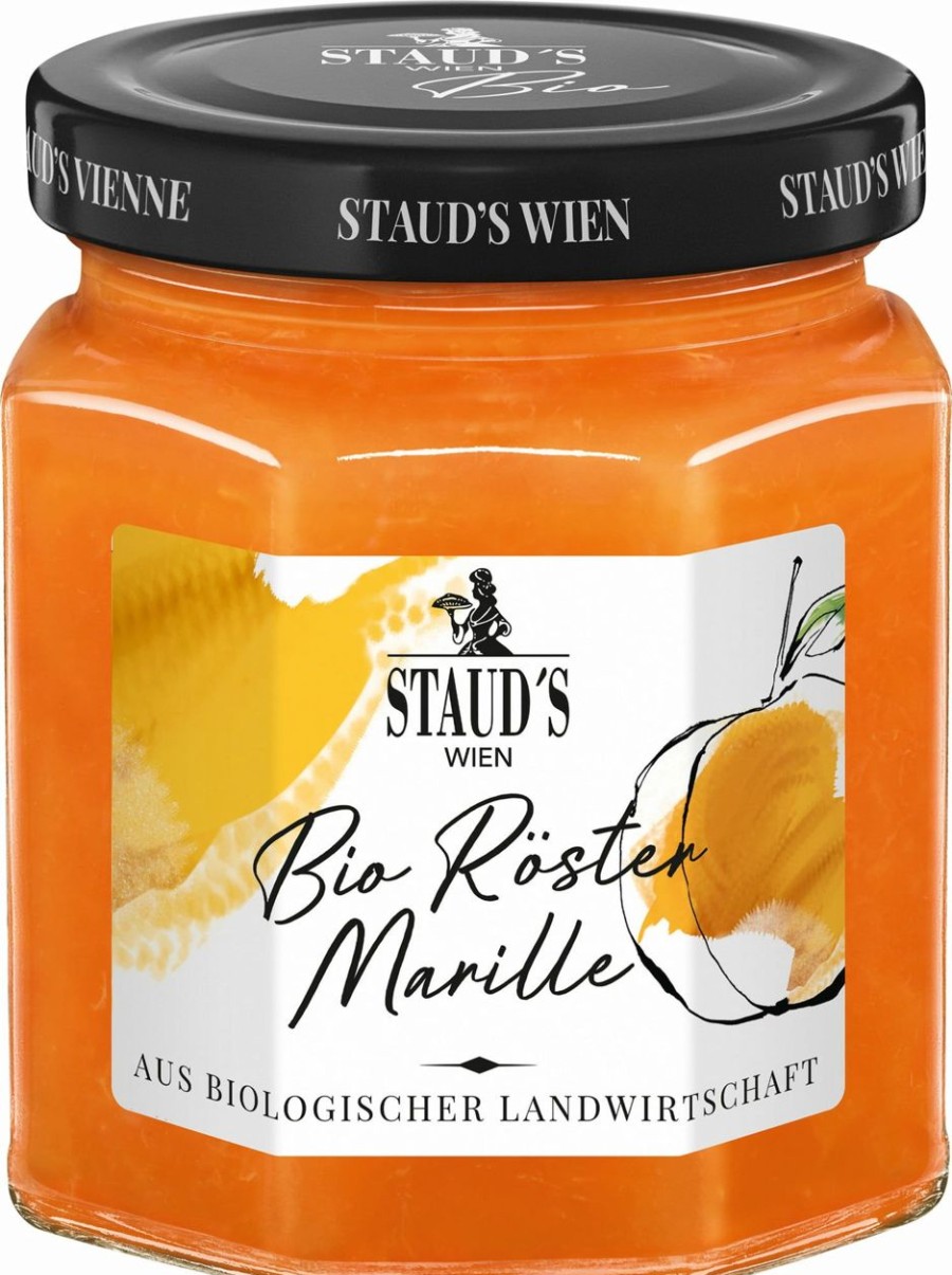 STAUD‘S Miele Confetture E Spalmabili Dolci | Composta Di Albicocche Biologica, 230 G