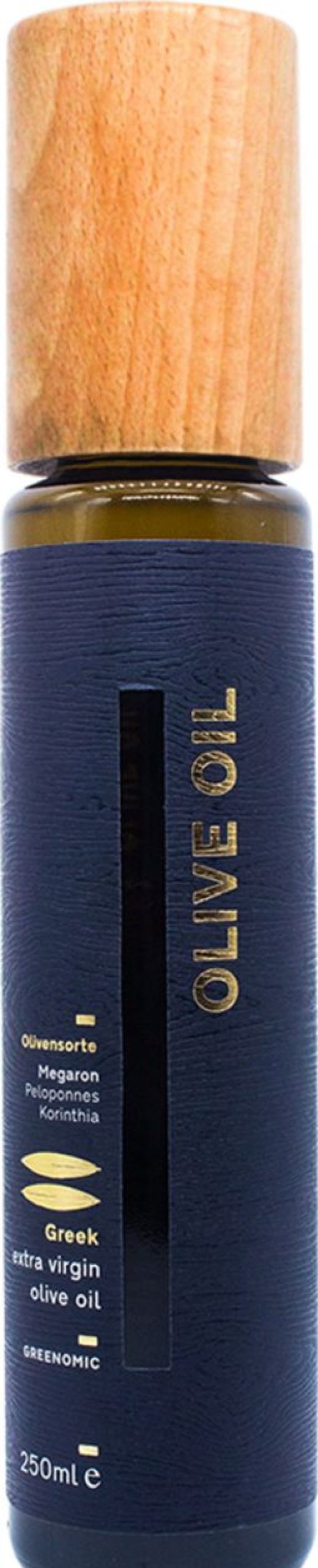 Greenomic Olio D'Oliva | Olio Extra Vergine D'Oliva - Nero, Nero (250 Ml)