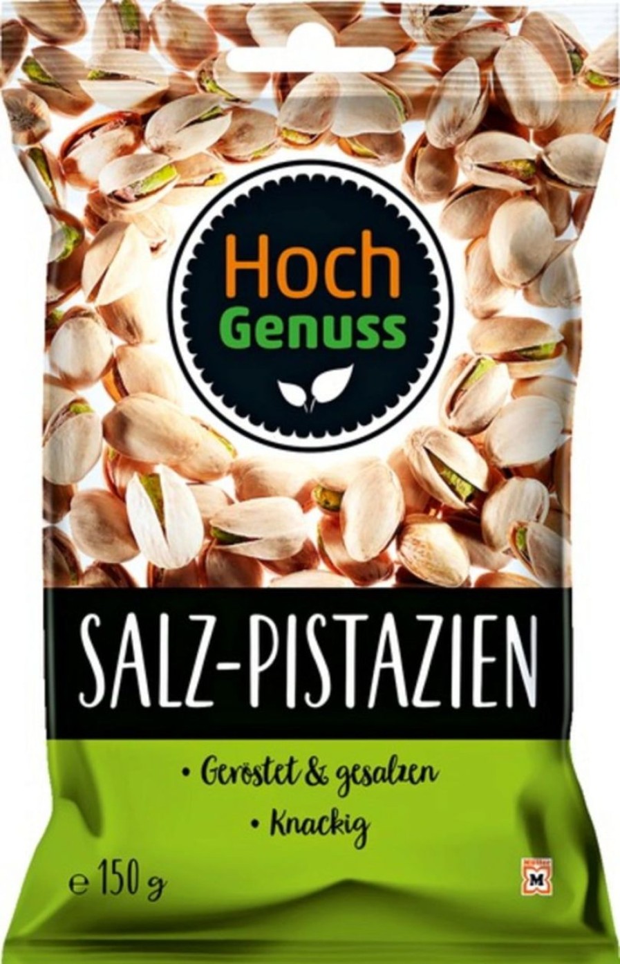 HochGenuss Frutta Secca Ed Essiccata | Pistacchi Salati, 150 G