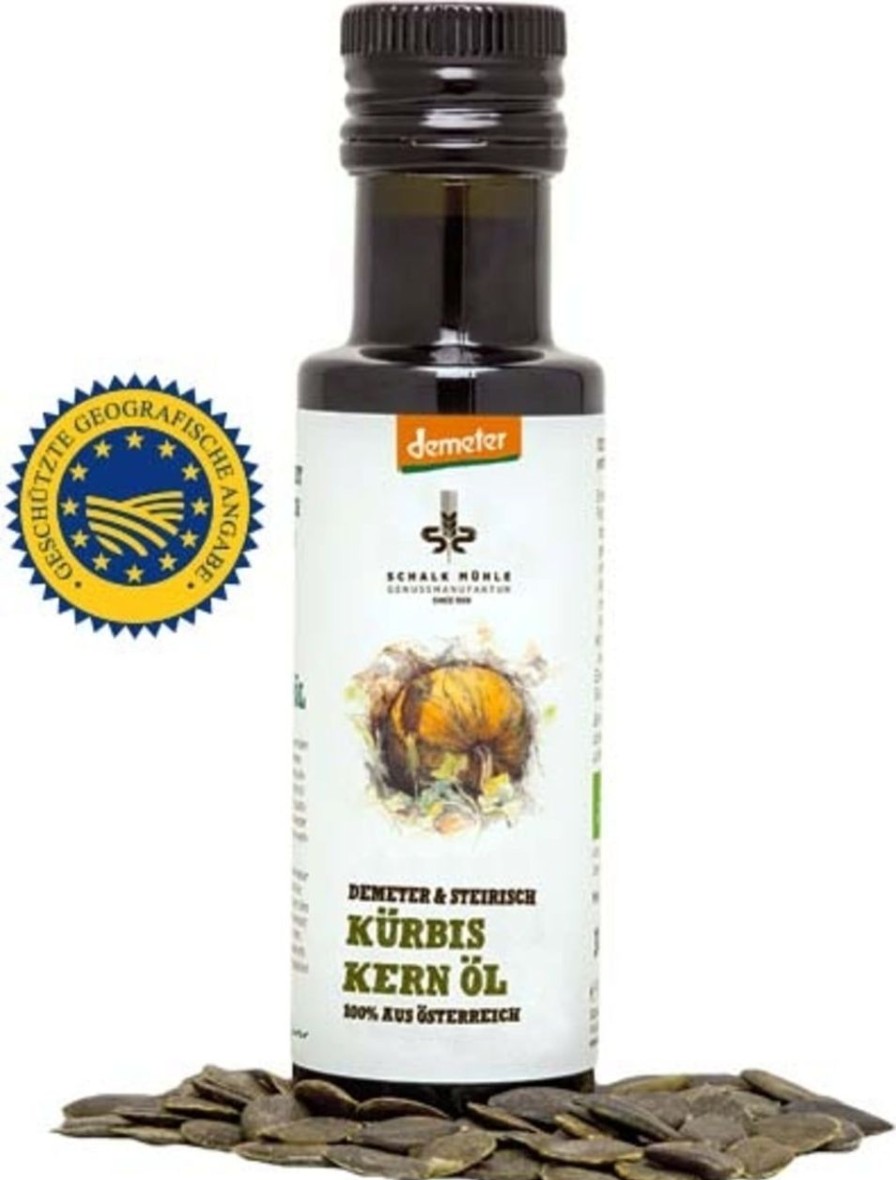 Schalk Mühle Olio Di Semi Di Zucca | Olio Di Semi Di Zucca Stiriano Igp Demeter, 250 Ml
