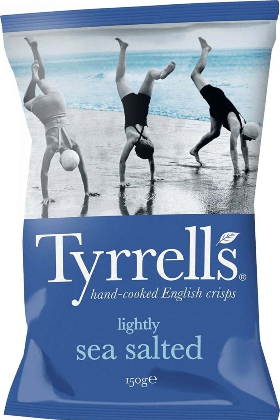 Tyrrells Patatine | Chips Lightly Sea Salted, 150 G