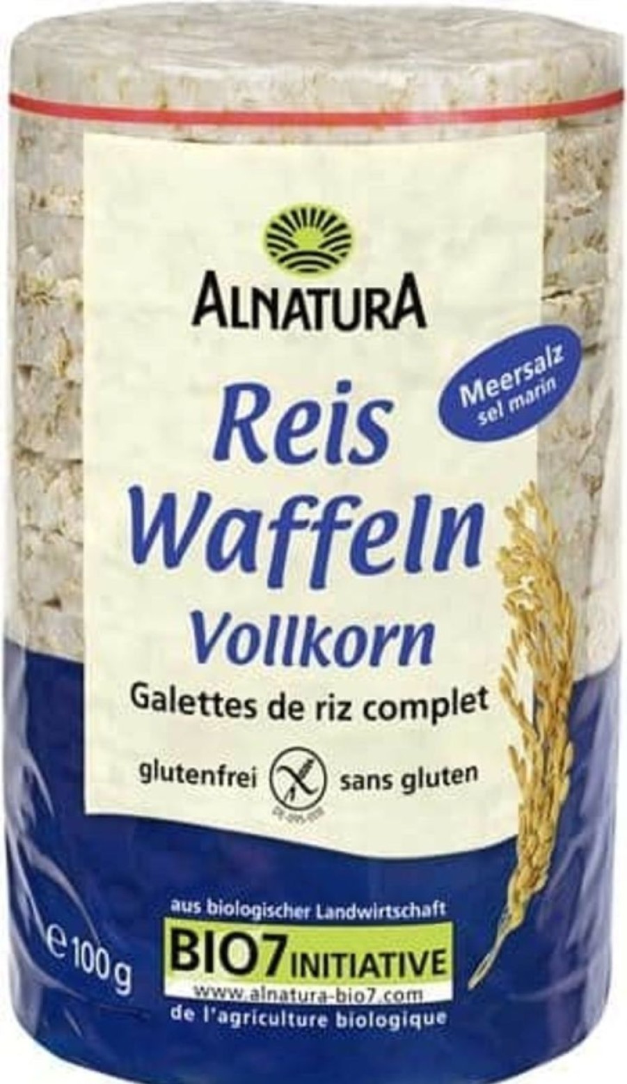 Alnatura Gallette Di Riso E Di Cereali | Gallette Di Riso Integrale Bio - Sale Marino, 100 G