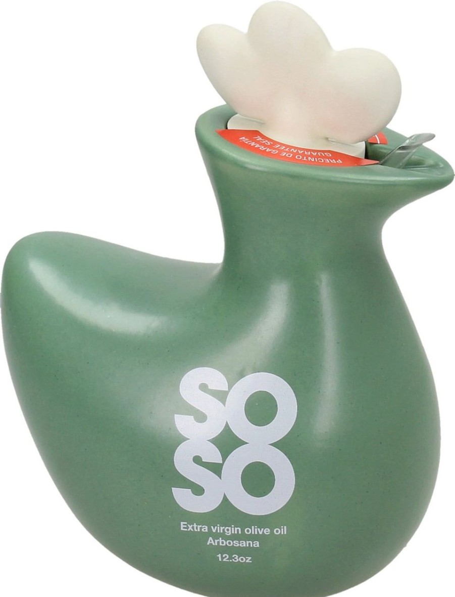 SoSo Factory Olio D'Oliva | Olio Extravergine Di Oliva - Arbosana, 365 Ml