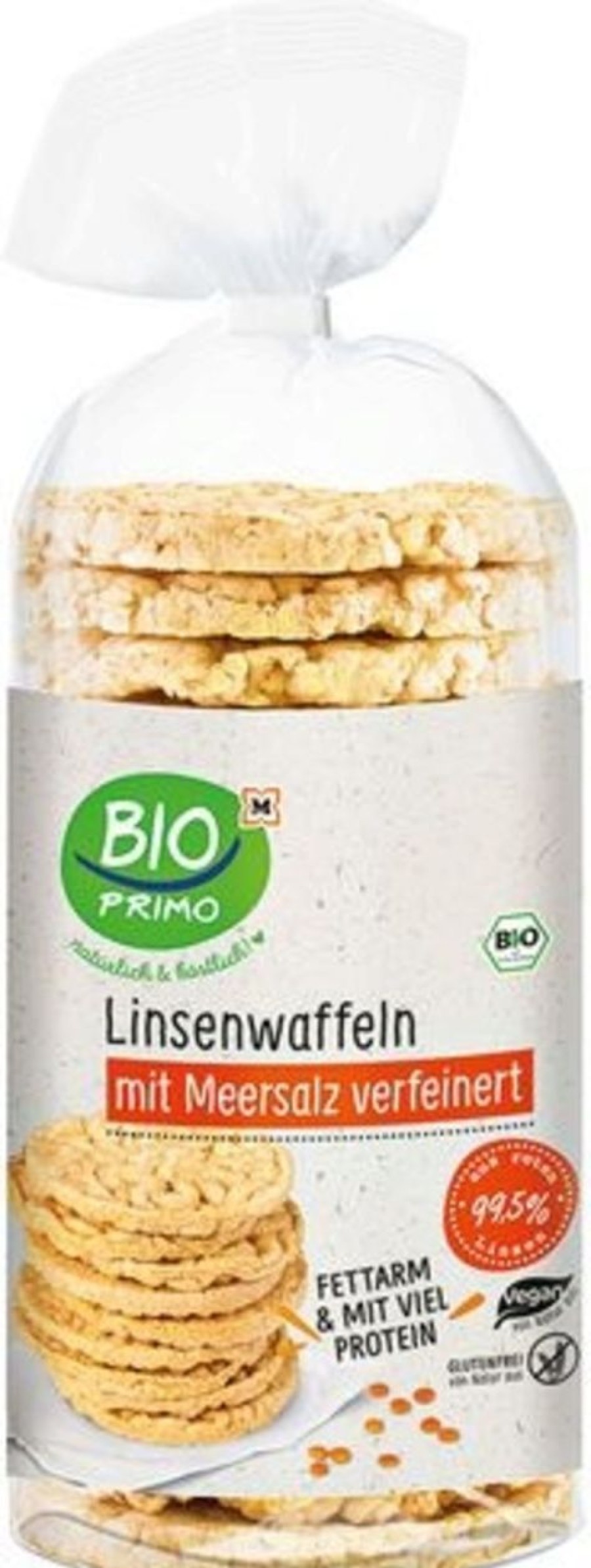 BIO PRIMO Gallette Di Riso E Di Cereali | Gallette Di Lenticchie Bio, 90 G