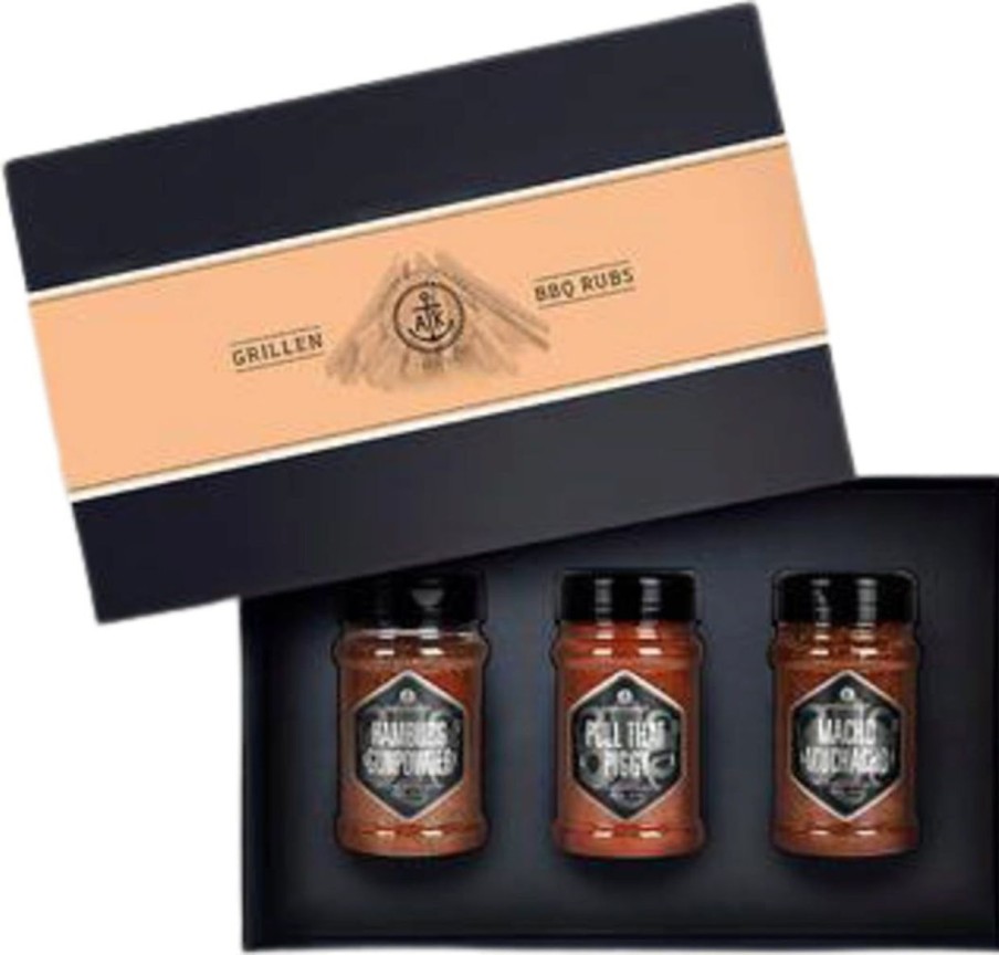 Ankerkraut Set Regalo | Set Regalo - Bbq Rubs - 3 Pezzi