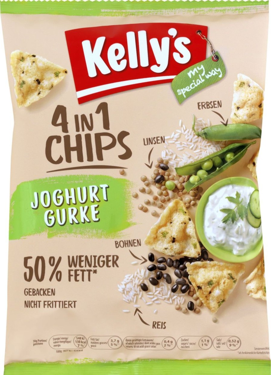 Kelly's Patatine | 4In1 Chips, 70 G