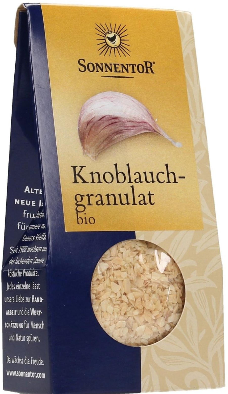 Sonnentor Spezie Singole | Aglio Granulare, 40 G