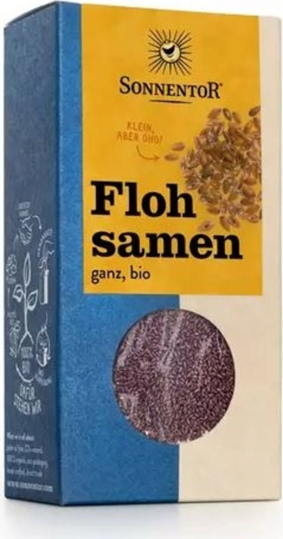 Sonnentor Frutta A Guscio E Semi | Semi Di Psillio Bio, 90 G