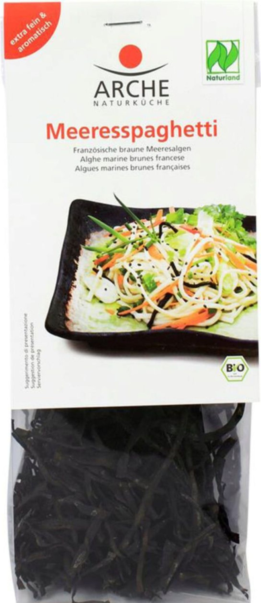 Arche Naturküche Alternative Vegetali | Spaghetti Di Mare Bio, 50 G