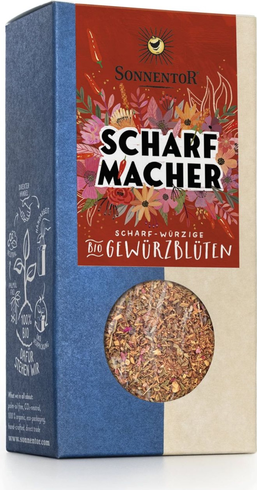 Sonnentor Fiori Commestibili | Miscela Di Spezie E Fiori Piccante, 30 G - Pacchetto