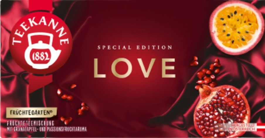 TEEKANNE Te E Tisane | Special Edition Love, 20 Bustine A Doppia Camera (50 G)