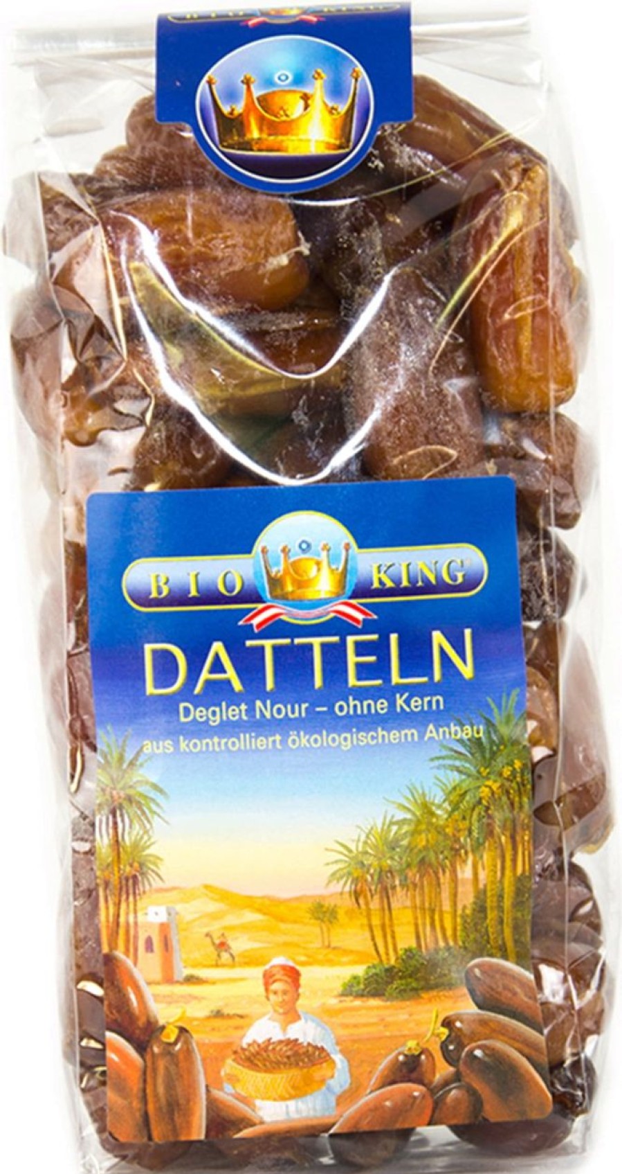 BioKing Frutta Secca Ed Essiccata | Datteri Deglet Nour Essiccati E Denocciolati Bio, 250 G