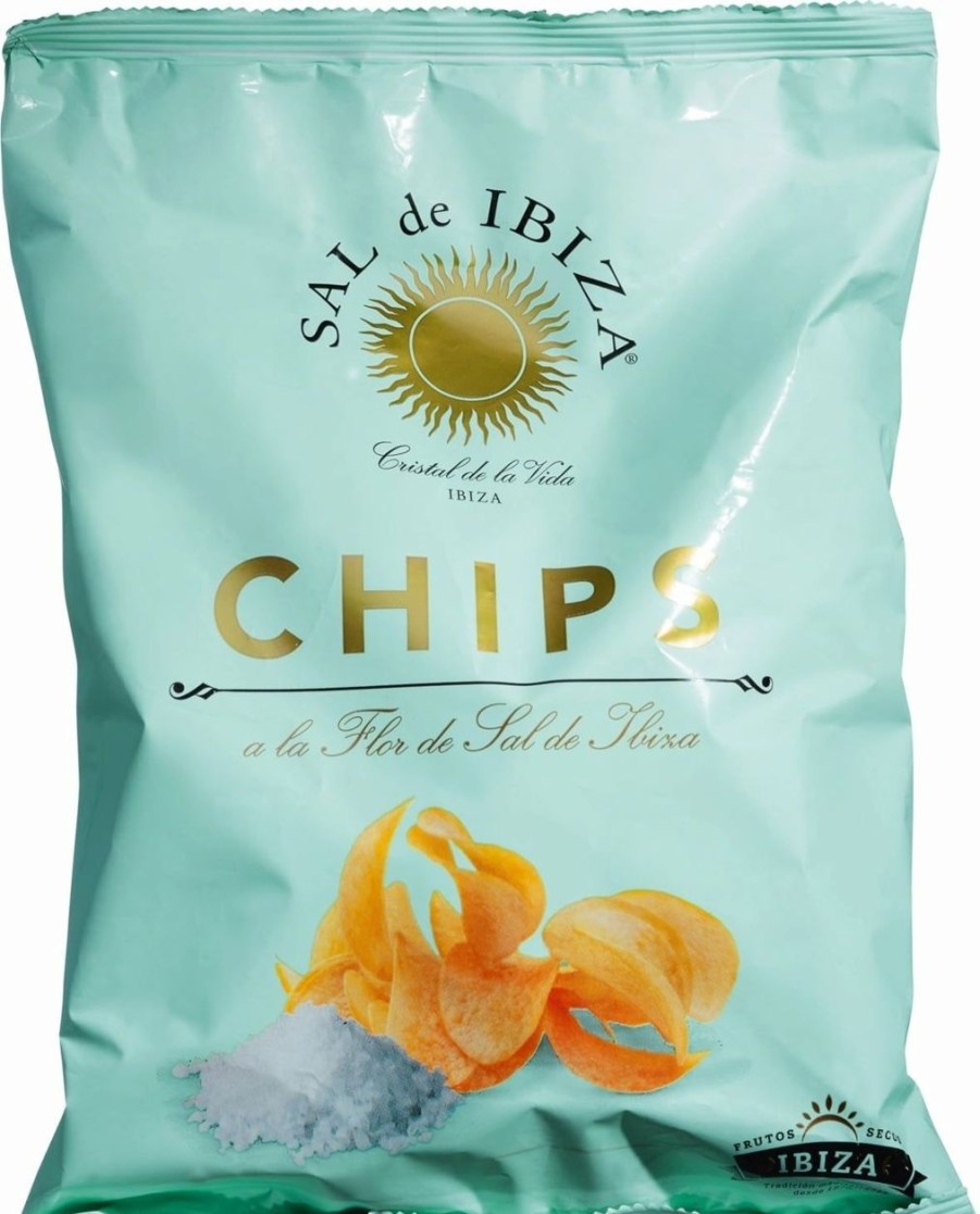 Sal de Ibiza Patatine | Chips A La Flor De Sal De Ibiza, 125 G