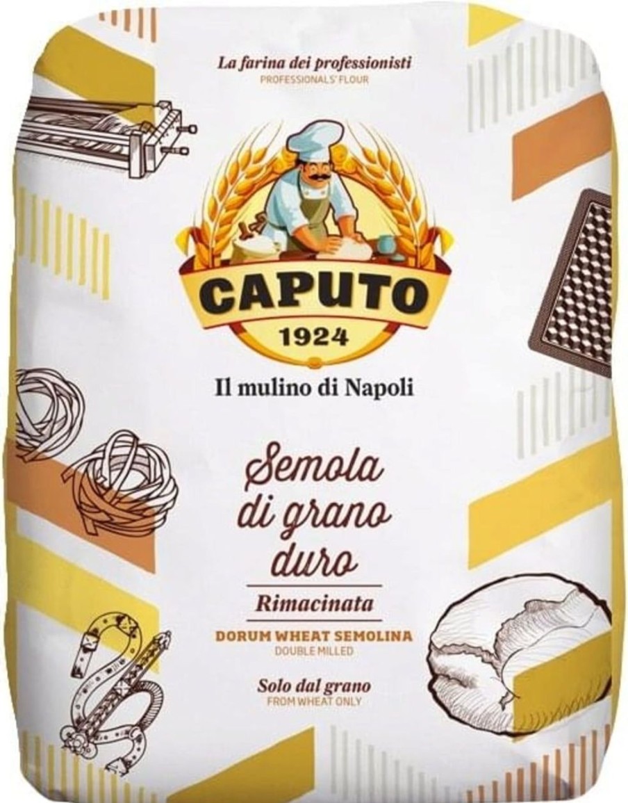 CAPUTO Farine E Ingredienti Per Prodotti Da Forno | Semola Di Grano Duro Rimacinata, 1.000 G