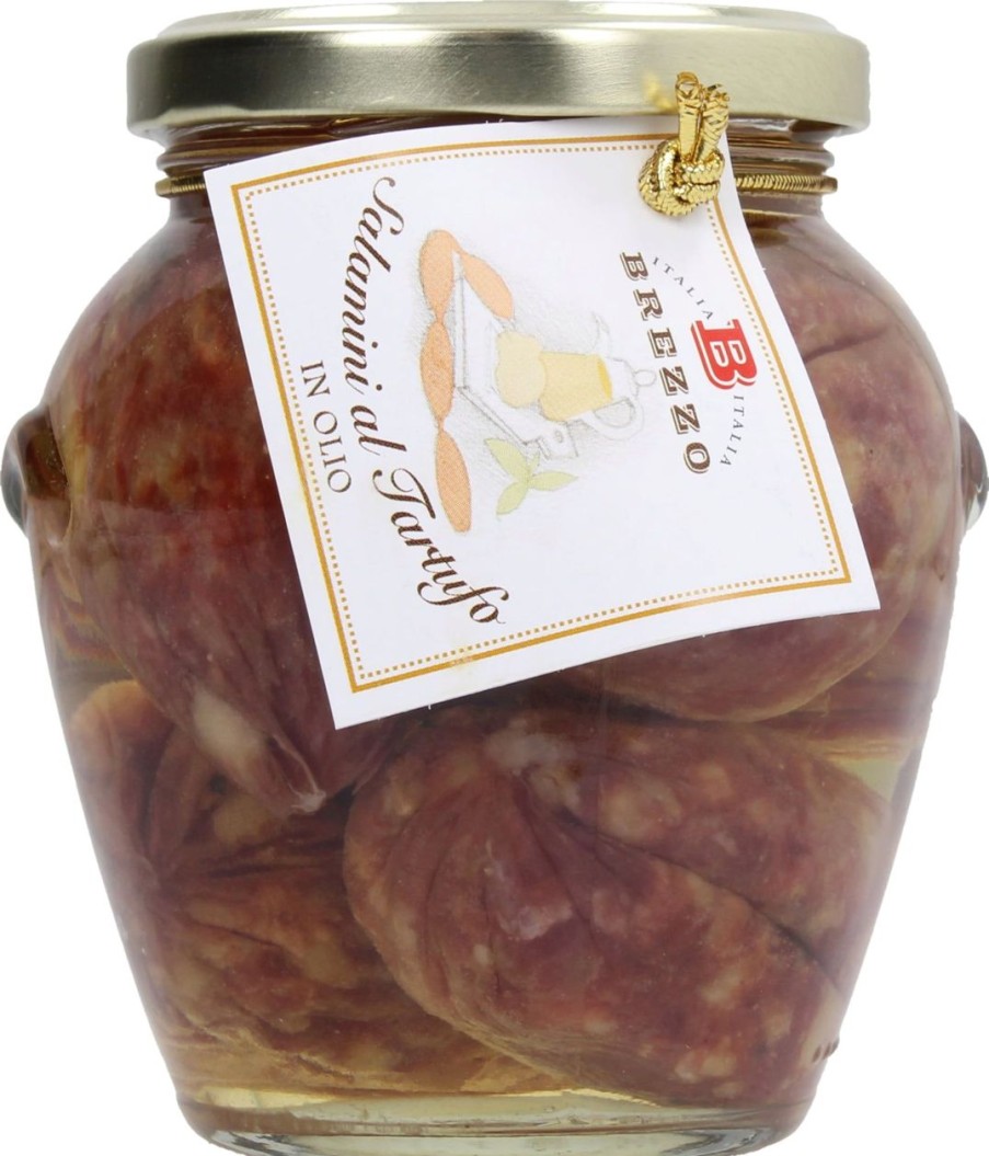 Brezzo Carni E Salumi | Salamini Al Tartufo In Olio, 290 G