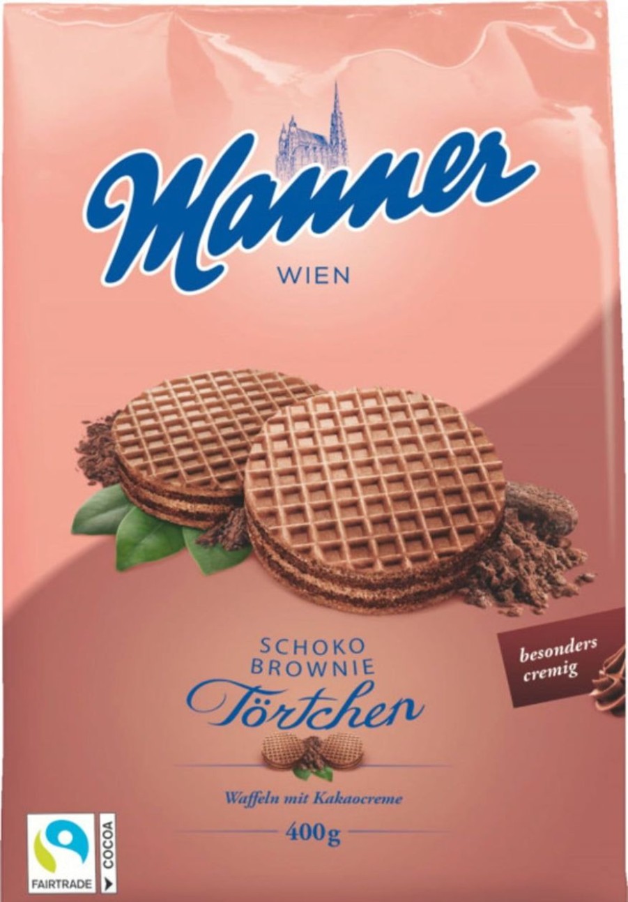 Manner Torte E Biscotti | Tortine - Brownie Al Cioccolato, 400 G