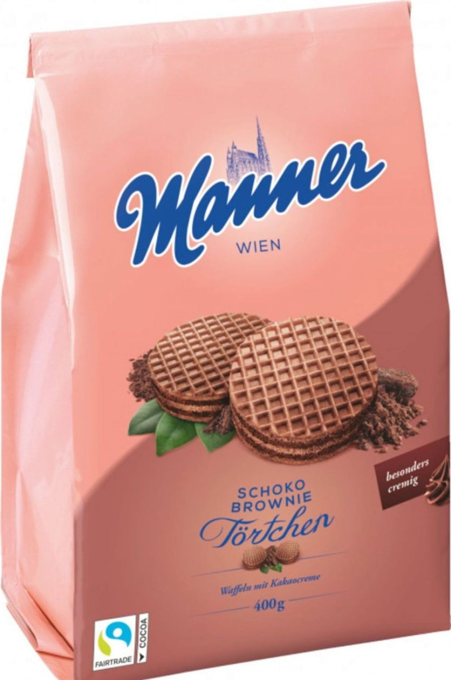 Manner Torte E Biscotti | Tortine - Brownie Al Cioccolato, 400 G