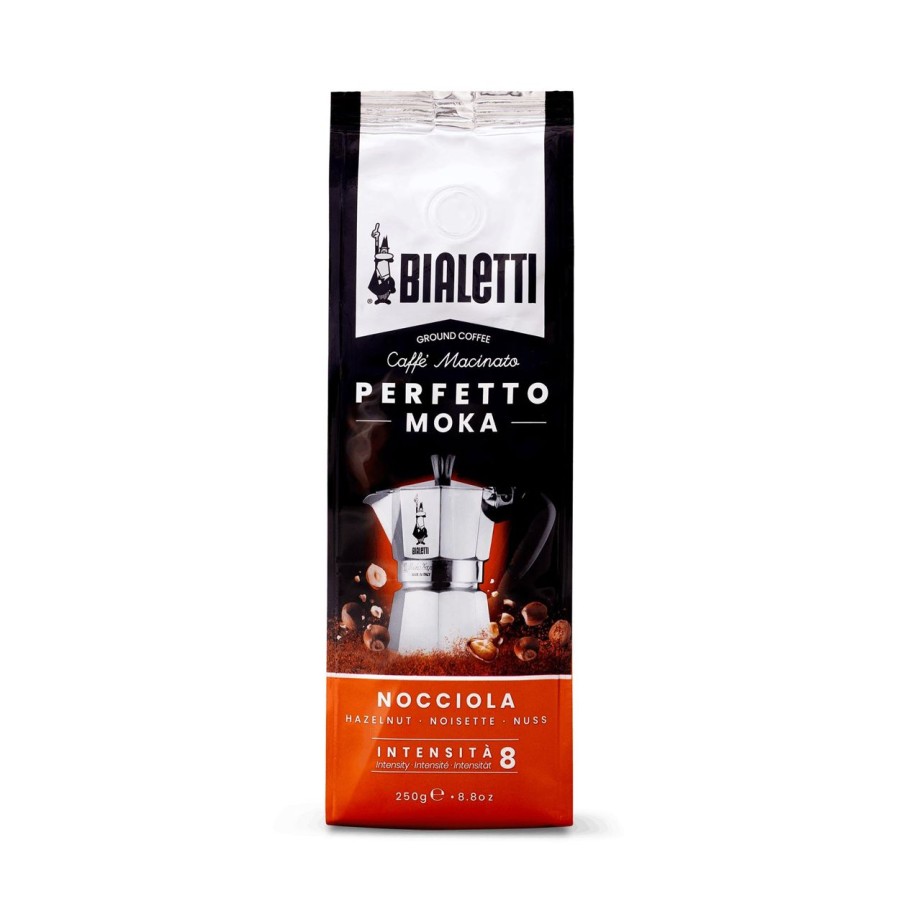 Bialetti Caffe | Caffe "Perfetto Moka" Nocciola, 250 G, 250 G