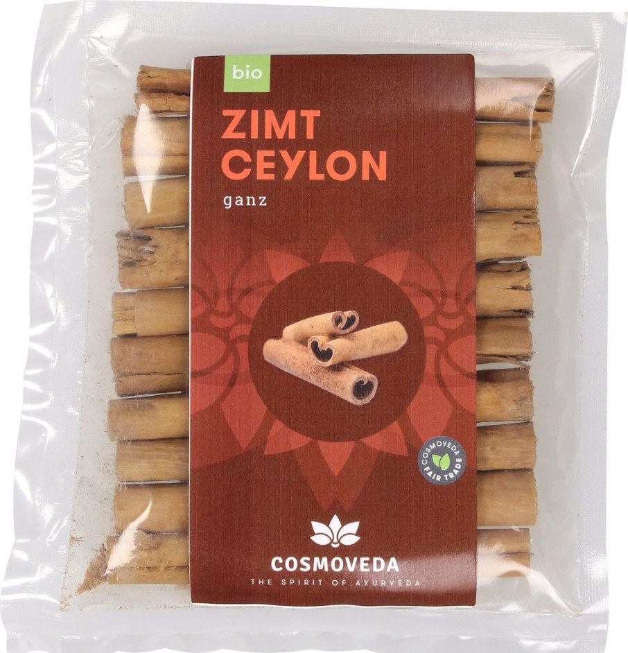 Cosmoveda Spezie Singole | Cannella Ceylon Intera Bio, 10 Pezzi