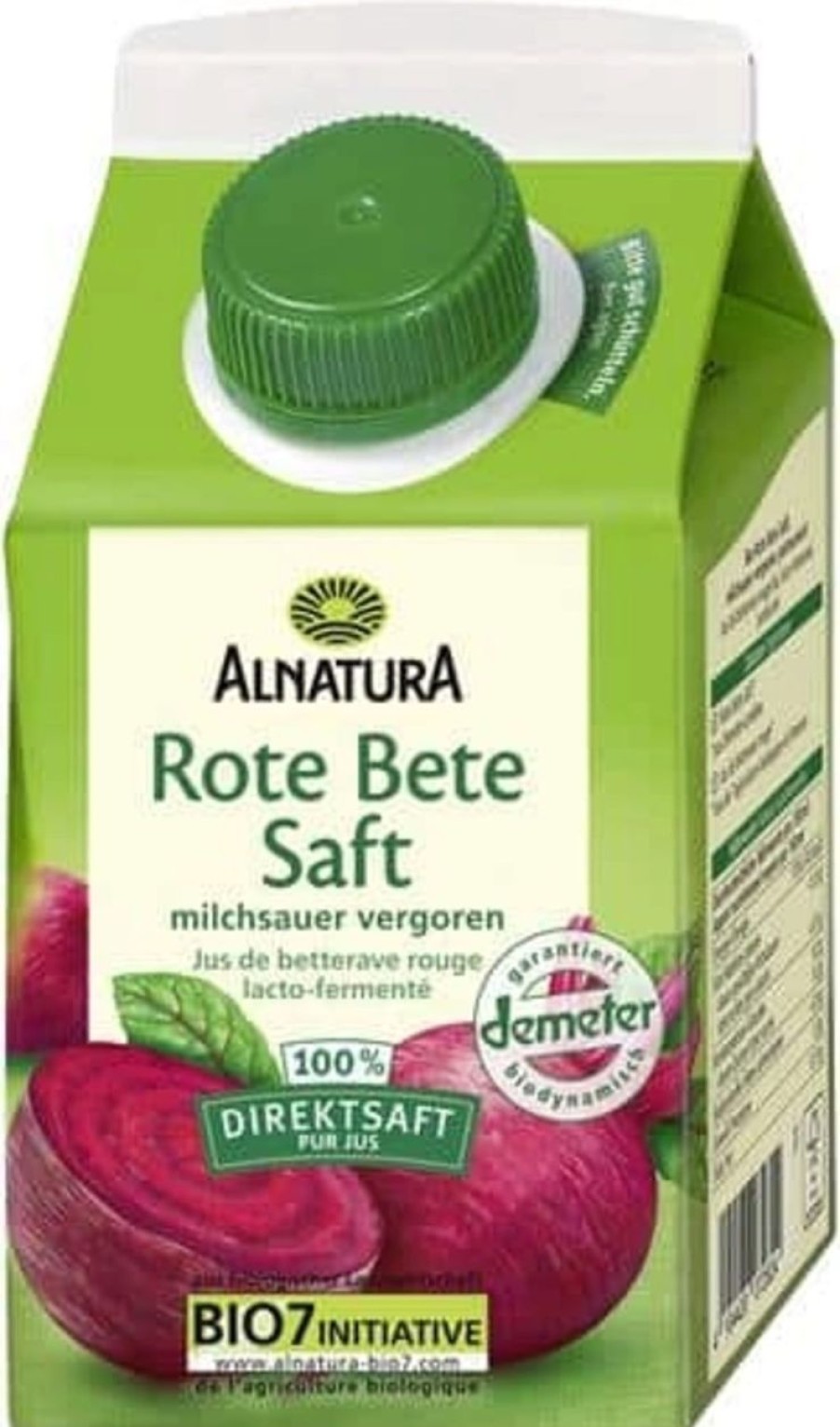 Alnatura Sciroppi E Succhi | Succo Di Barbabietola Lattofermentato Bio, 500 Ml