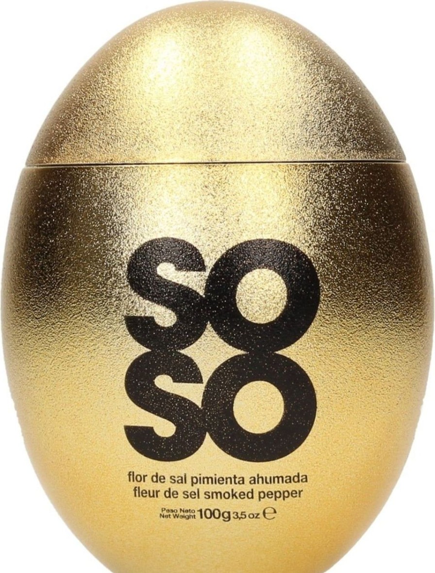 SoSo Factory Sale | Fleur De Sel Con Pepe Affumicato, 100 G