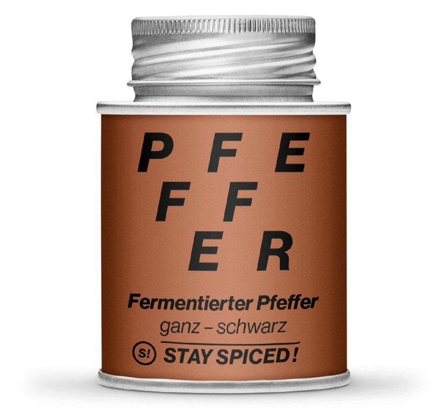 Stay Spiced! Pepe | Pepe Nero Fermentato Intero, 80 G