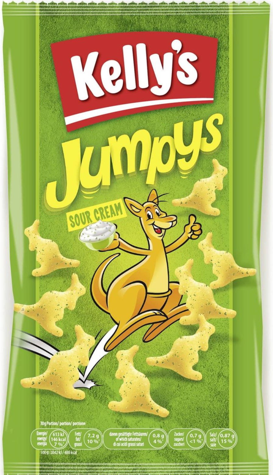 Kelly's Snack Salati | Jumpys - Sour Cream, 75 G