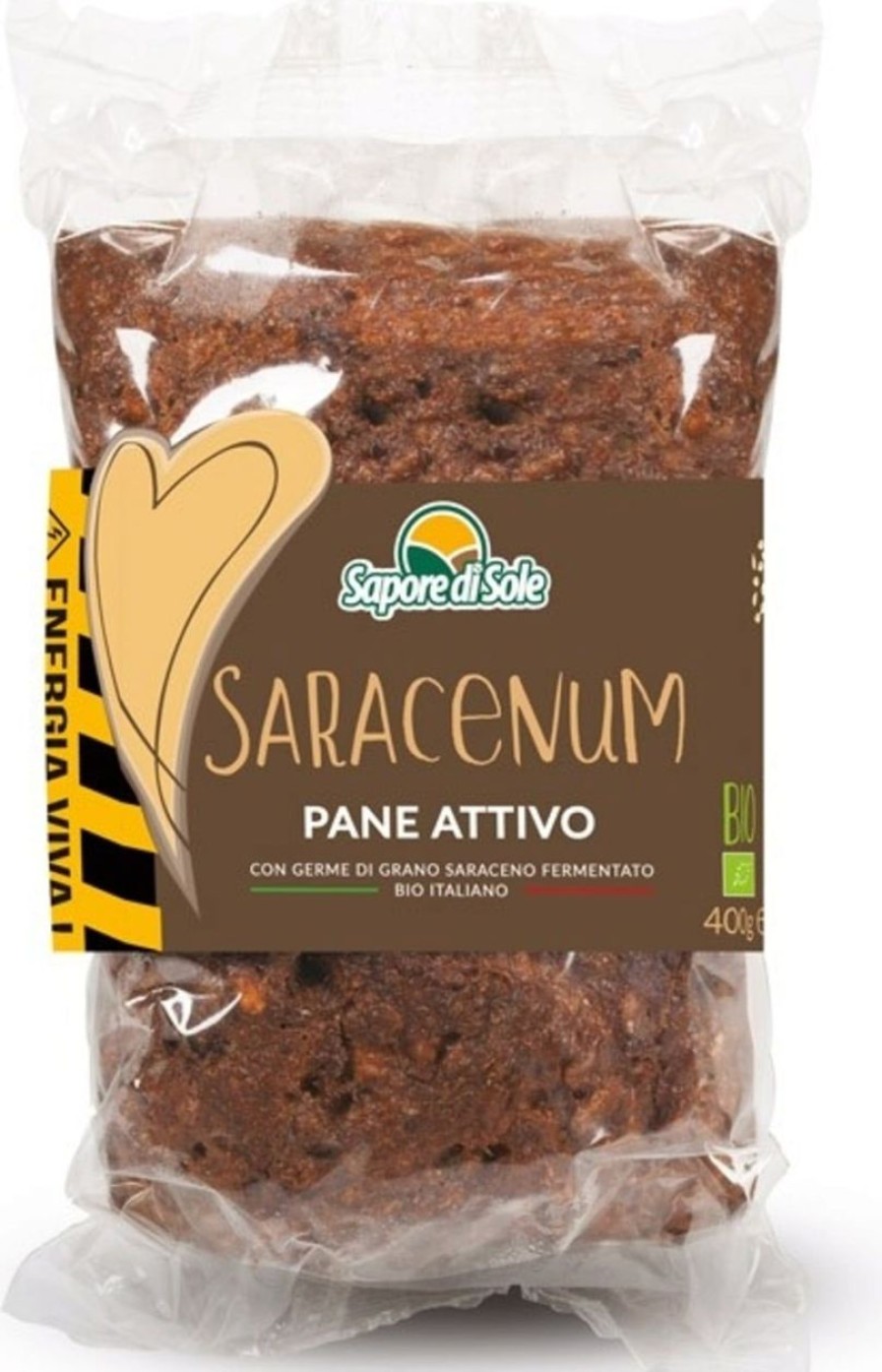 Sapore di Sole Pane E Prodotti Da Forno | Saracenum - Pane Attivo Bio, 400 G