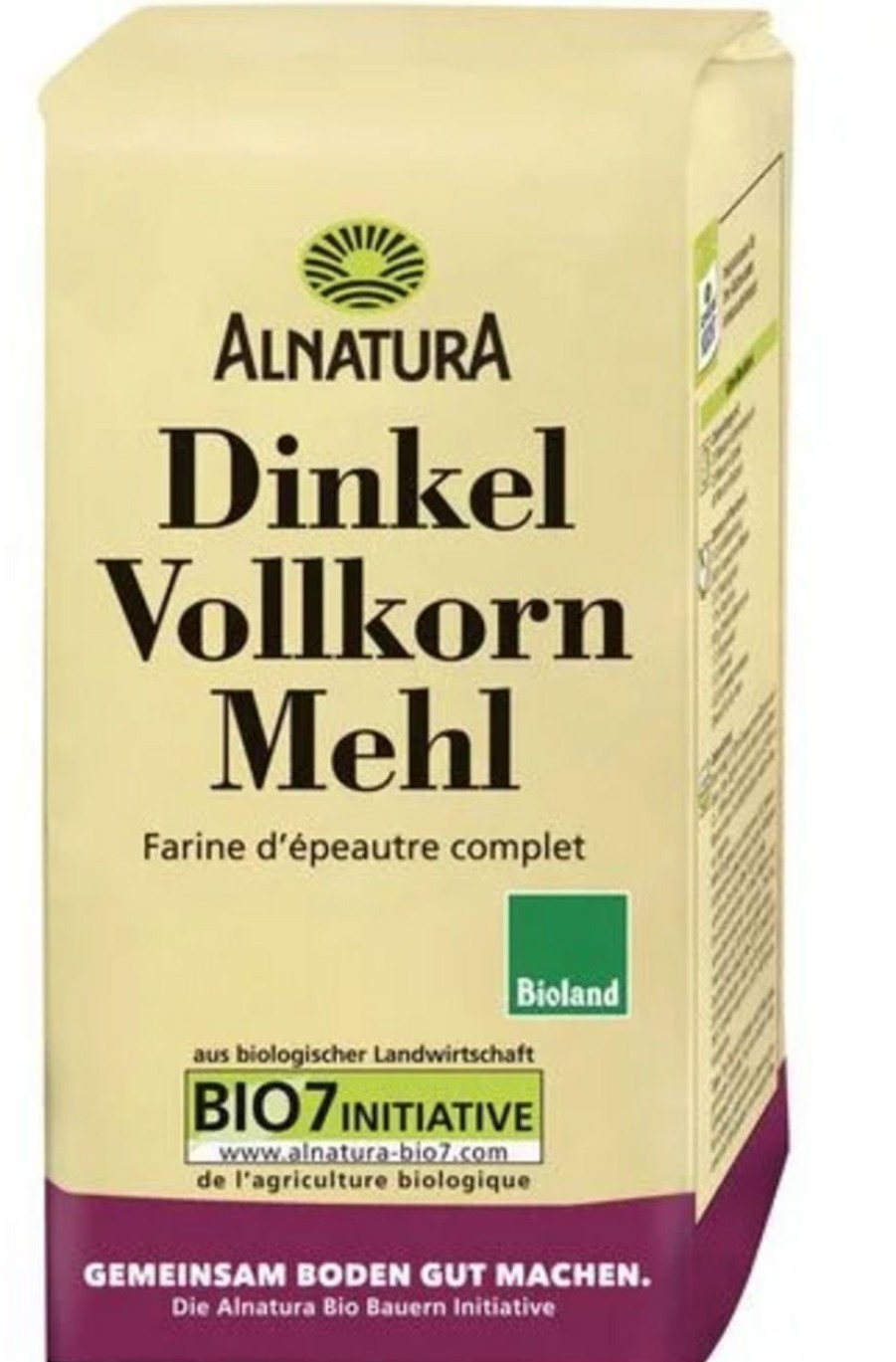 Alnatura Farine E Ingredienti Per Prodotti Da Forno | Farina Di Farro Integrale Bio, 1 Kg