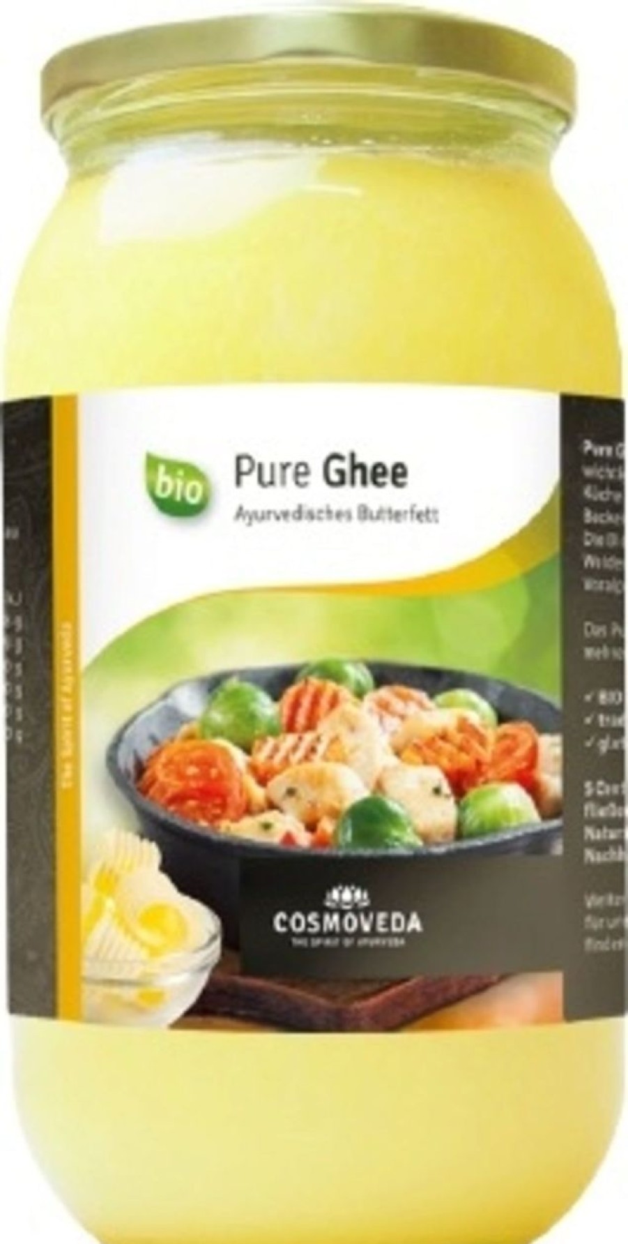 Cosmoveda Burro Chiarificato | Ghee Bio, 900 G
