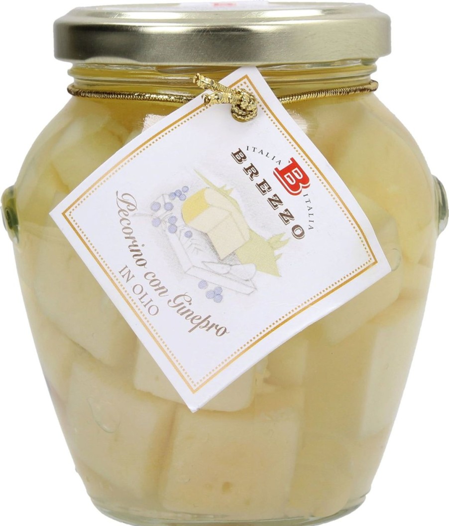 Brezzo Formaggi | Pecorino Con Ginepro In Olio, 280 G