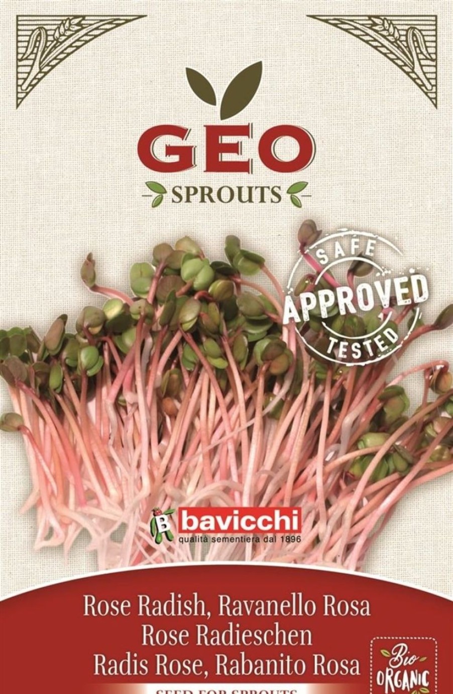 Bavicchi Germogli | Semi Per Germogli Di China Rose Bio, 20 G